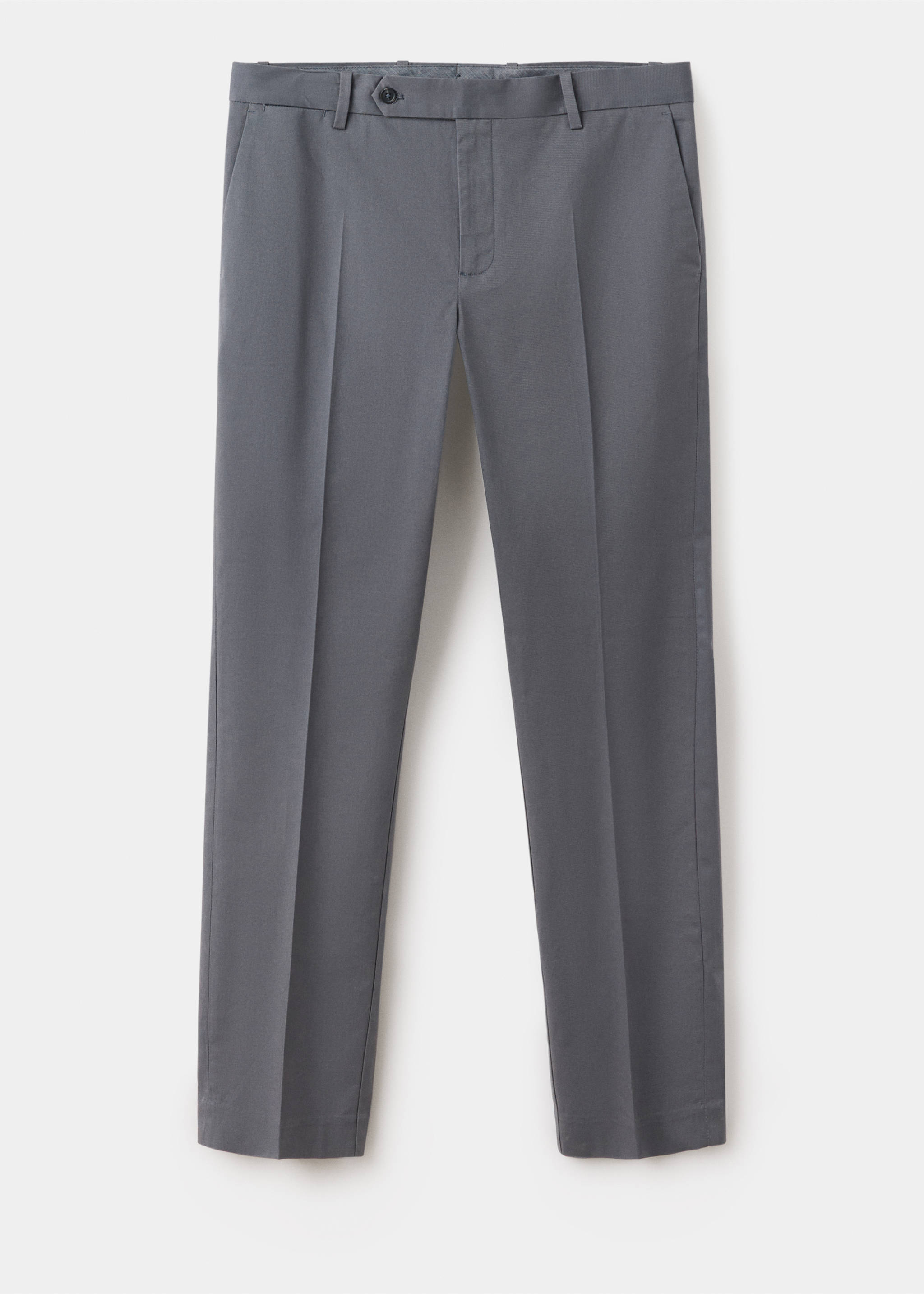 Pantalon Dublino chino slim-fit - Article sans modèle, Gris foncé. Ref: 37015981-00.