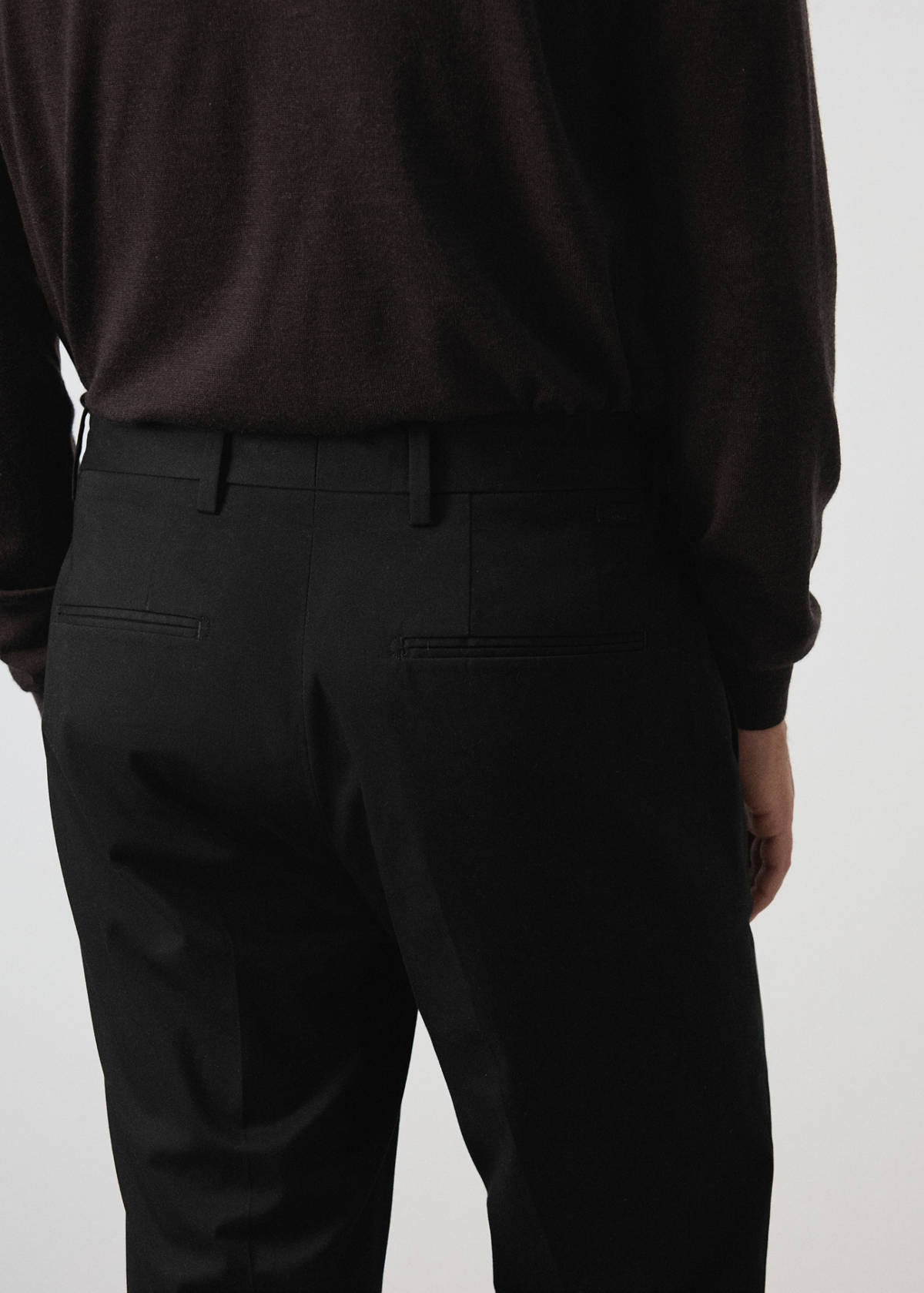 Dublino slim-fit chino trousers — Black