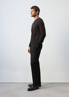 Dublino slim-fit chino trousers — Black 5