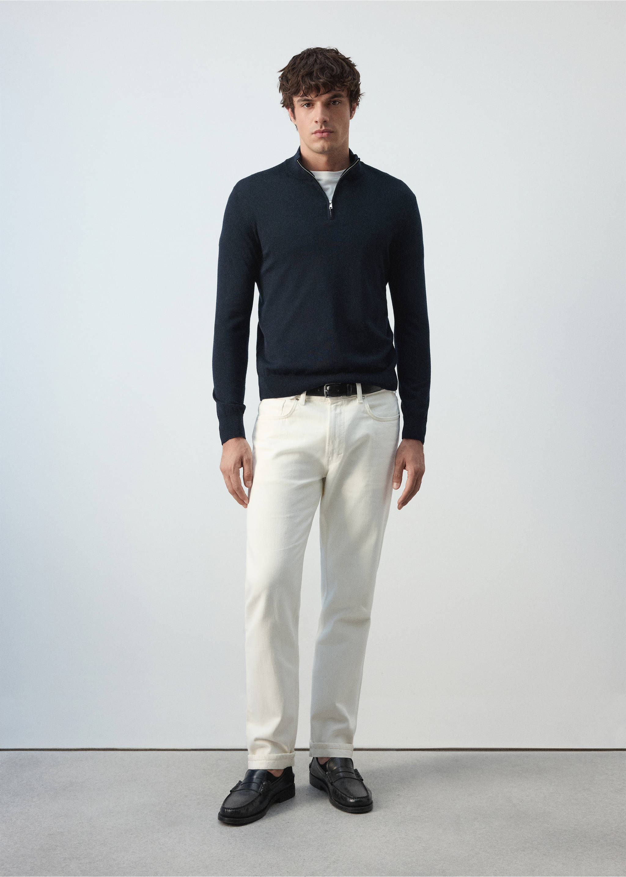 Sweater willyp - Общий план, Глубокий темно-синий. Ref: 37015982-00.