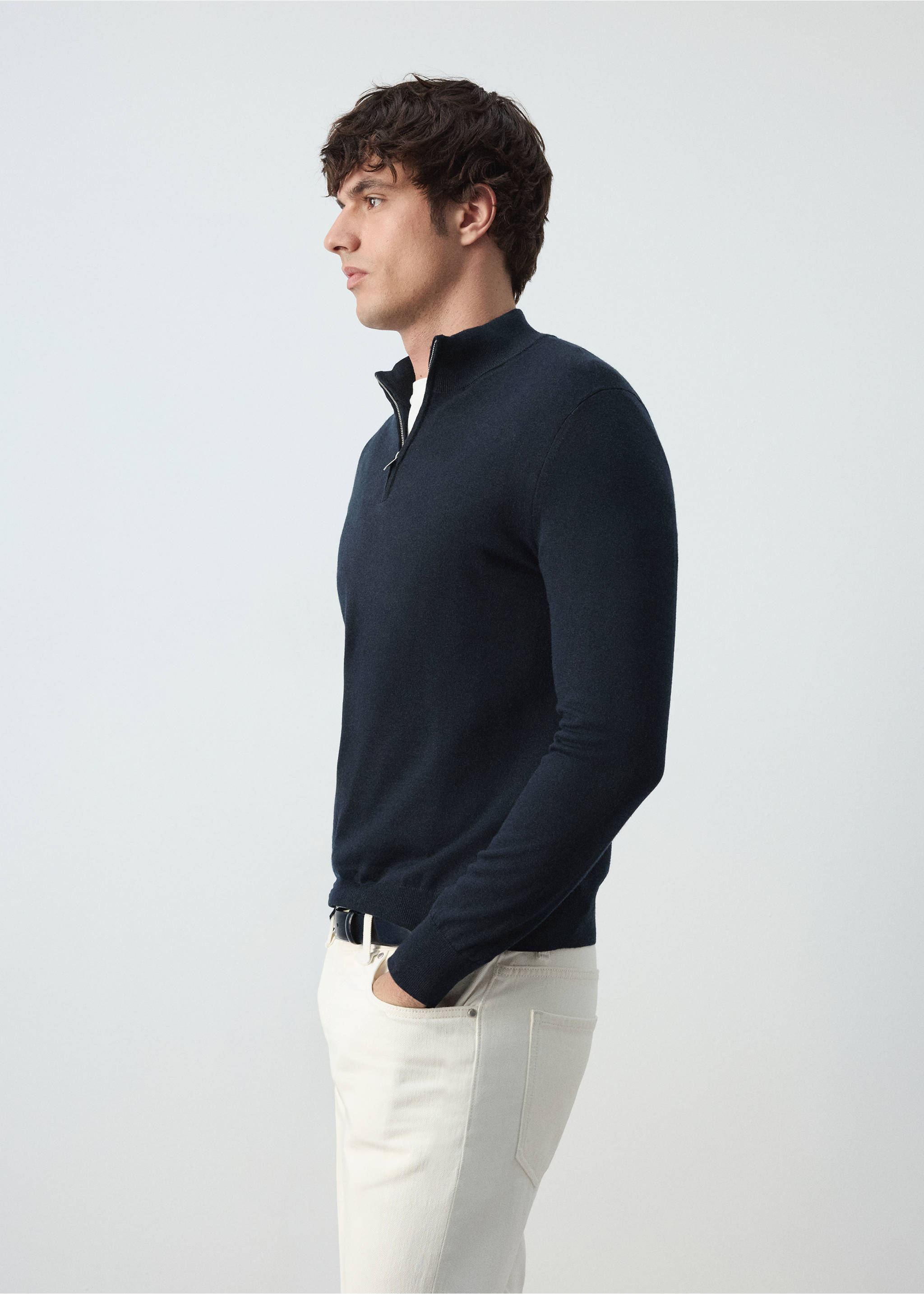 Sweater willyp - Деталь изделия 2, Глубокий темно-синий. Ref: 37015982-00.