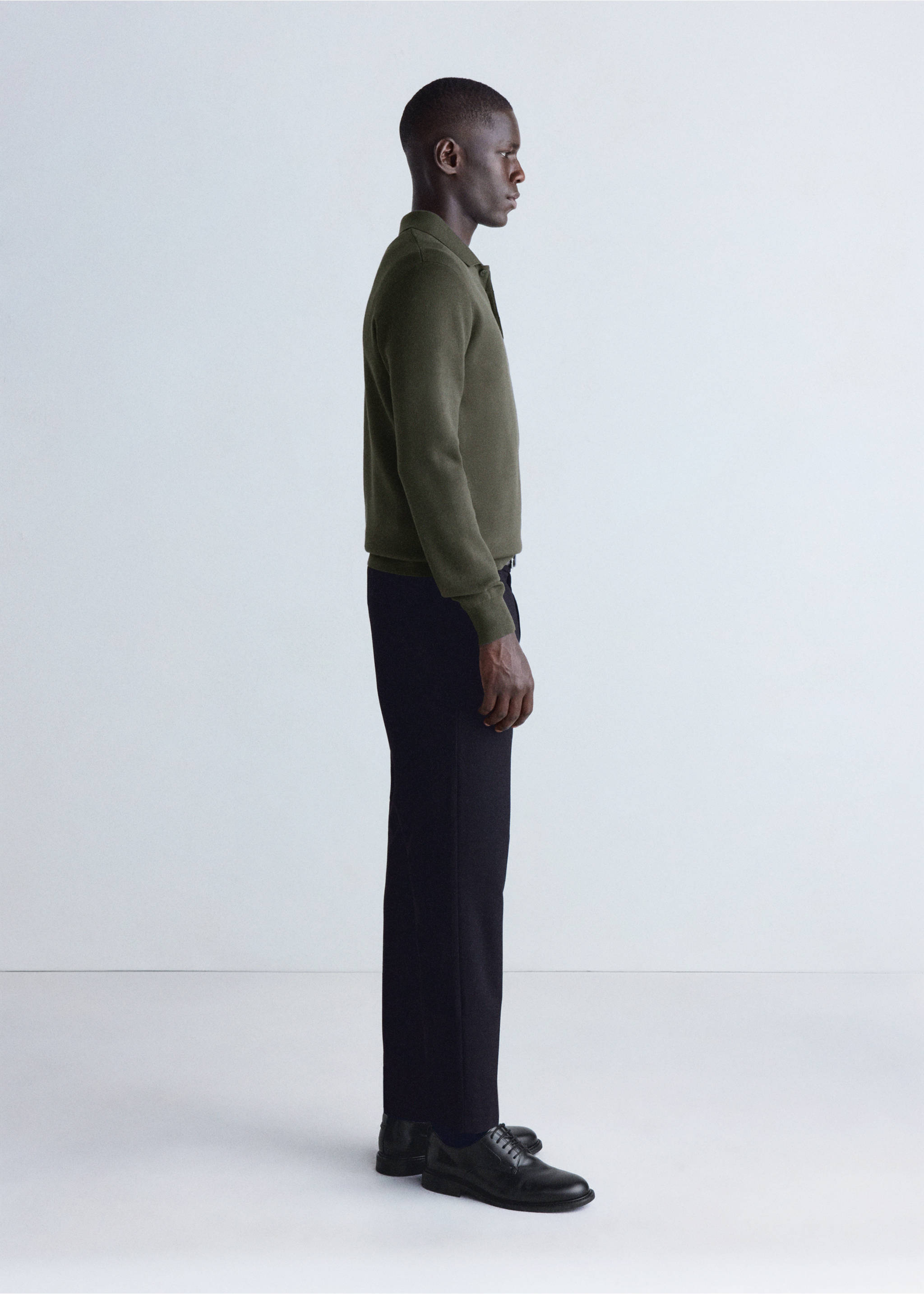 Polo shirt luxuss-i - Details of the article 2, Dark Green. Ref: 37015983-00.