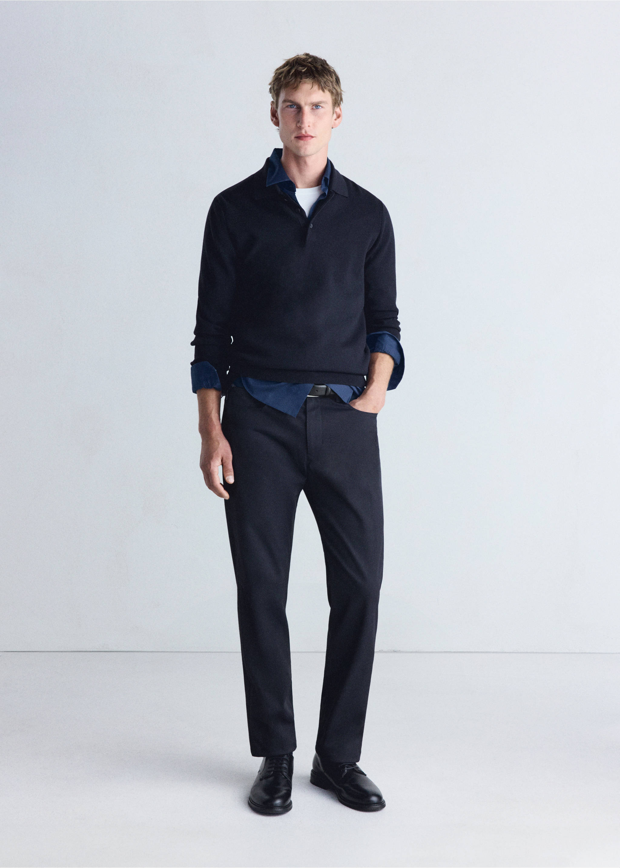 Polo shirt luxuss-i - General plane, Navy. Ref: 37015983-00.