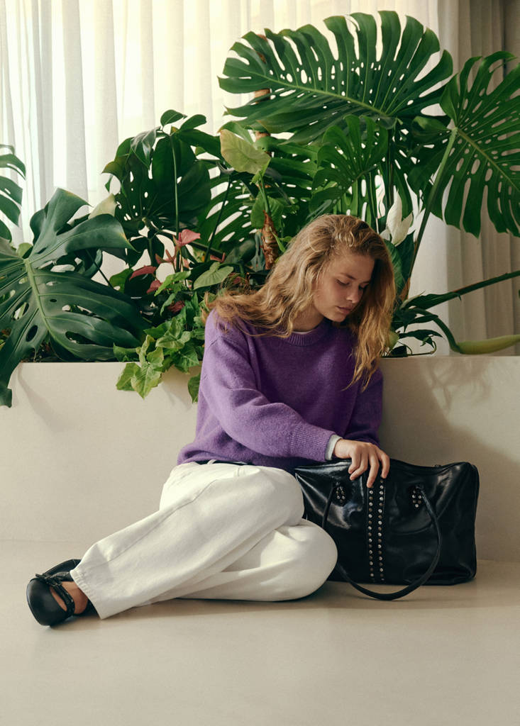 Studded tote bag — Black