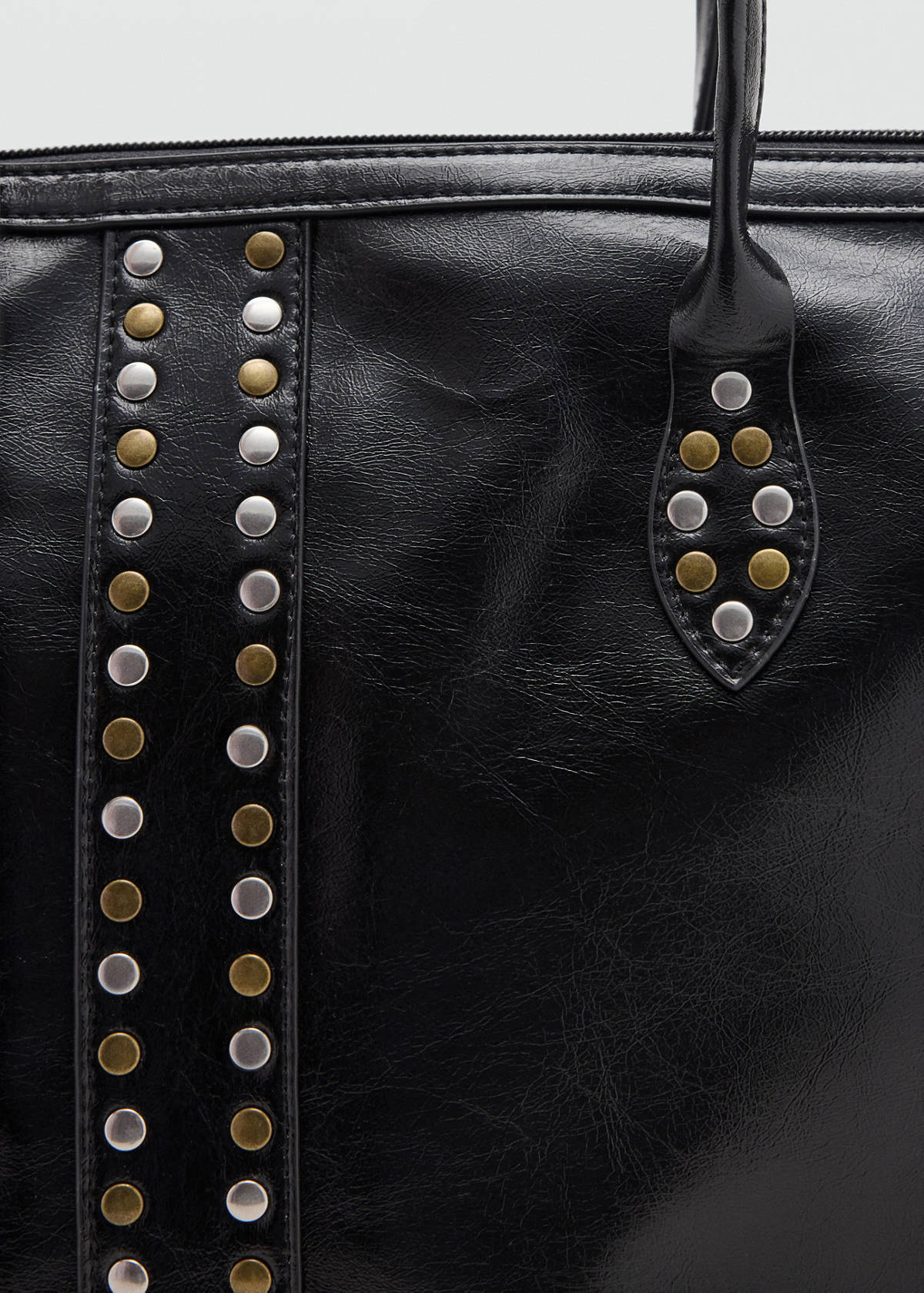 Studded tote bag — Black