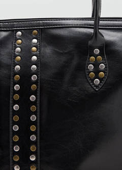 Studded tote bag — Black 4