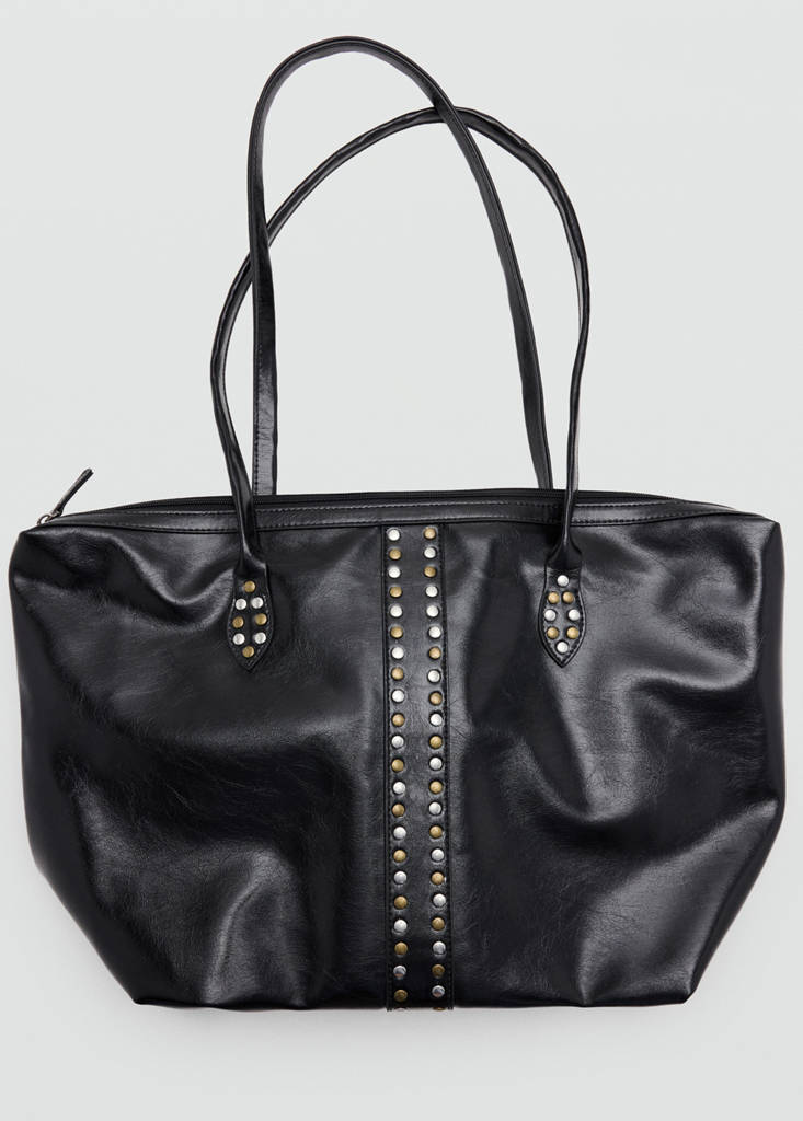 Studded tote bag — Black