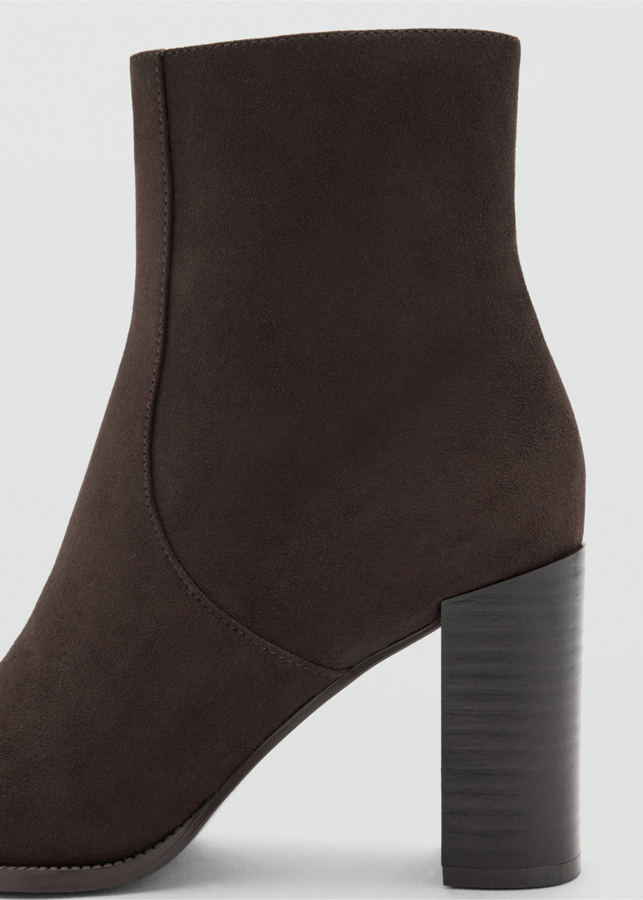 Pointed heel ankle boot - Details of the article 1, Brown. Ref: 37015988-00.