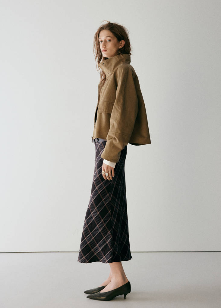 Checked midi skirt thumbnail 12