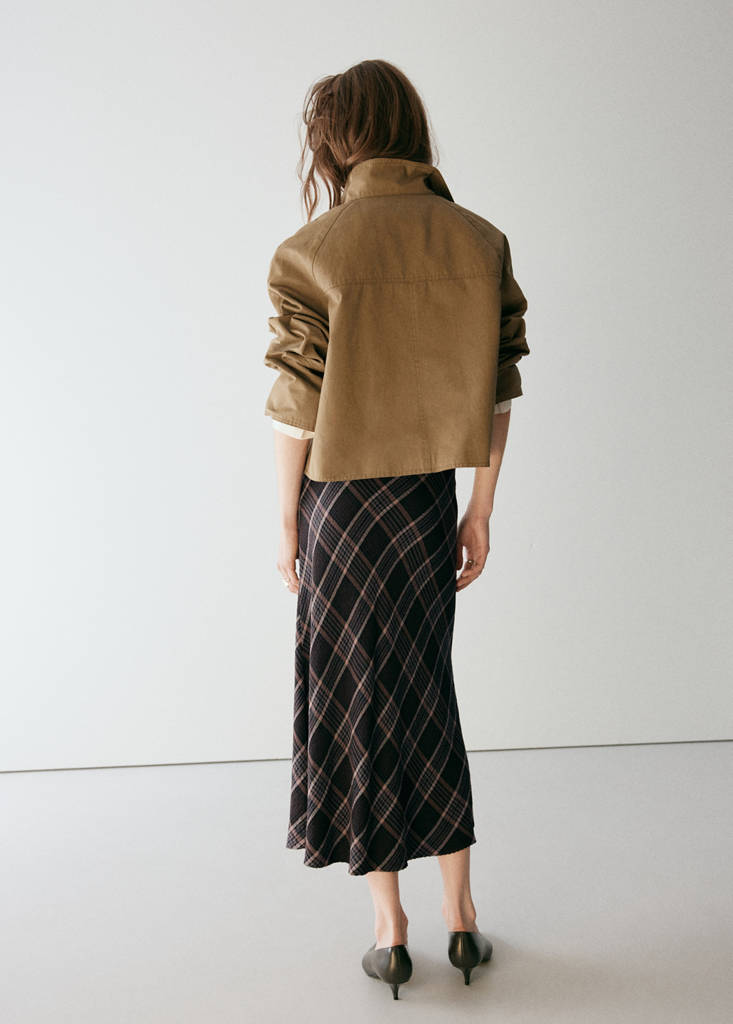 Checked midi skirt thumbnail 13