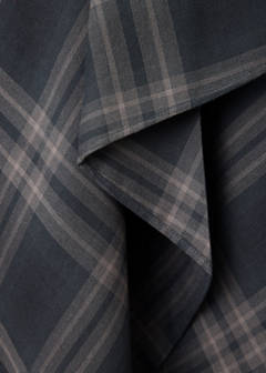 Checked asymmetric skirt — Dark Heather Grey 6