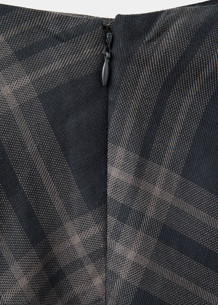 Checked asymmetric skirt - thumbnail 7