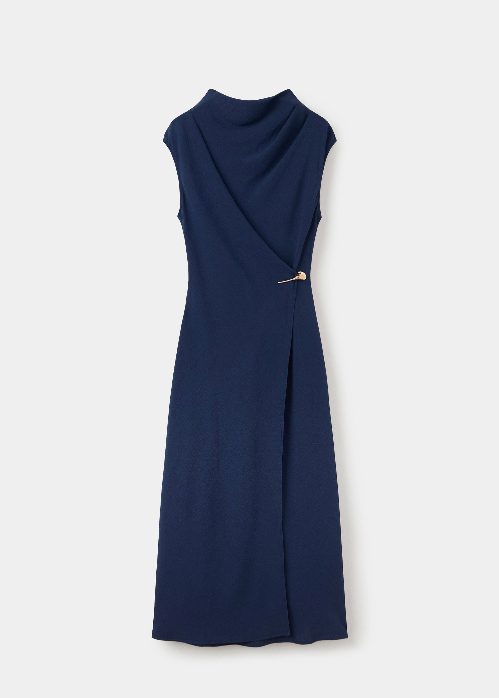 Draped dress with jewel detail - Article without model