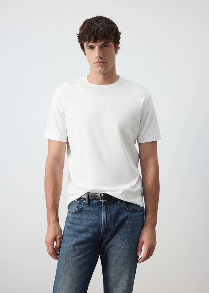 100% extra soft cotton regular fit T-shirt - thumbnail 2