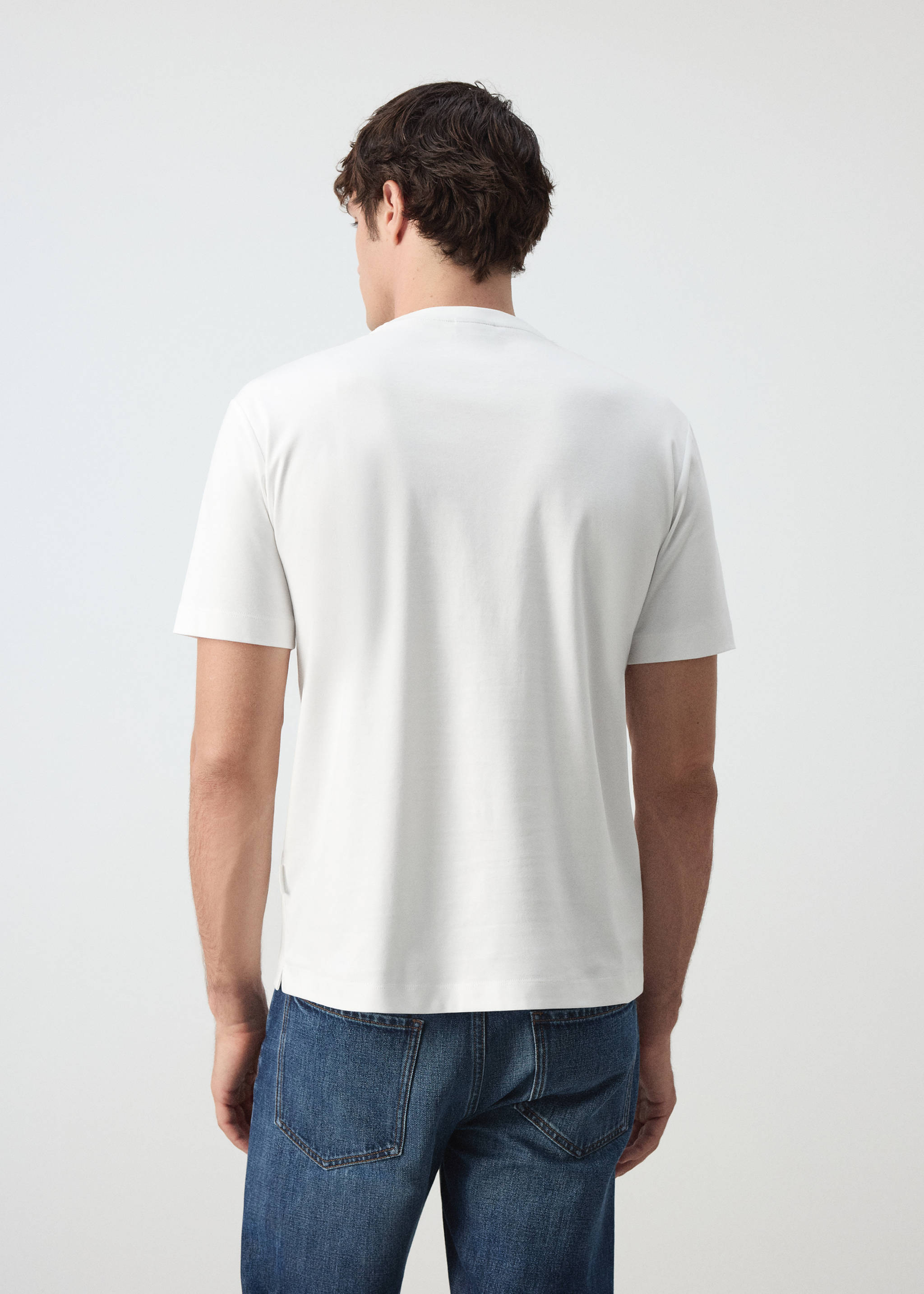 100% cotton T-shirt regular fit - Reverse of the article