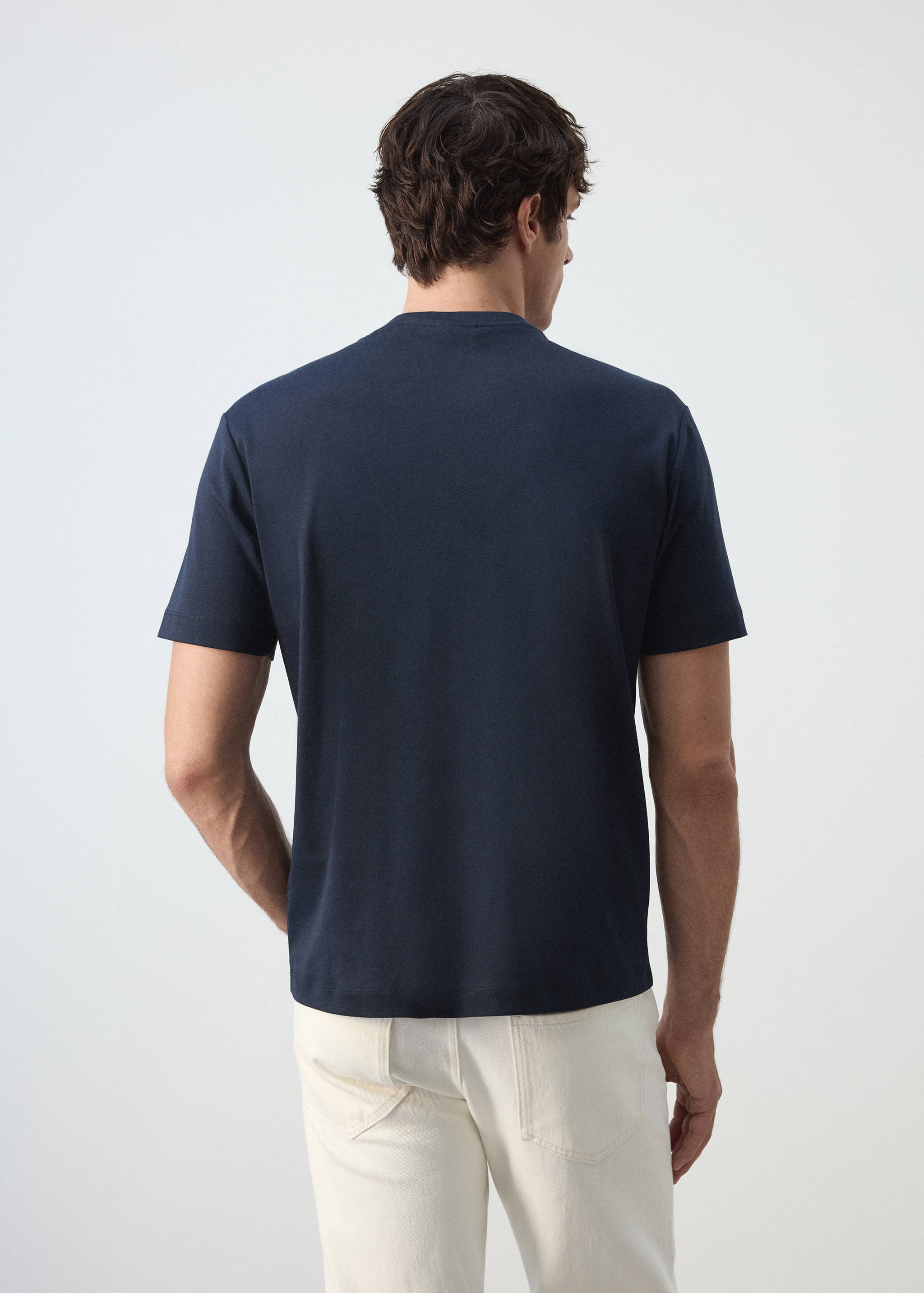 100% cotton T-shirt regular fit - Reverse of the article