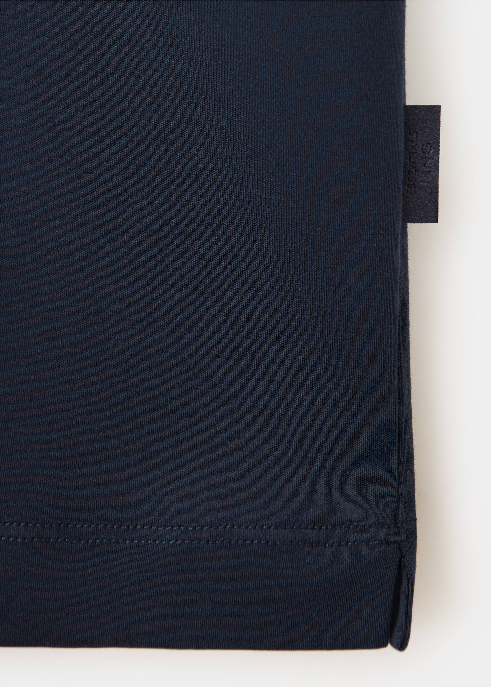 T-shirt 100 % coton regular-fit - Détail de l'article 0, Bleu marine. Ref: 37016000-00.