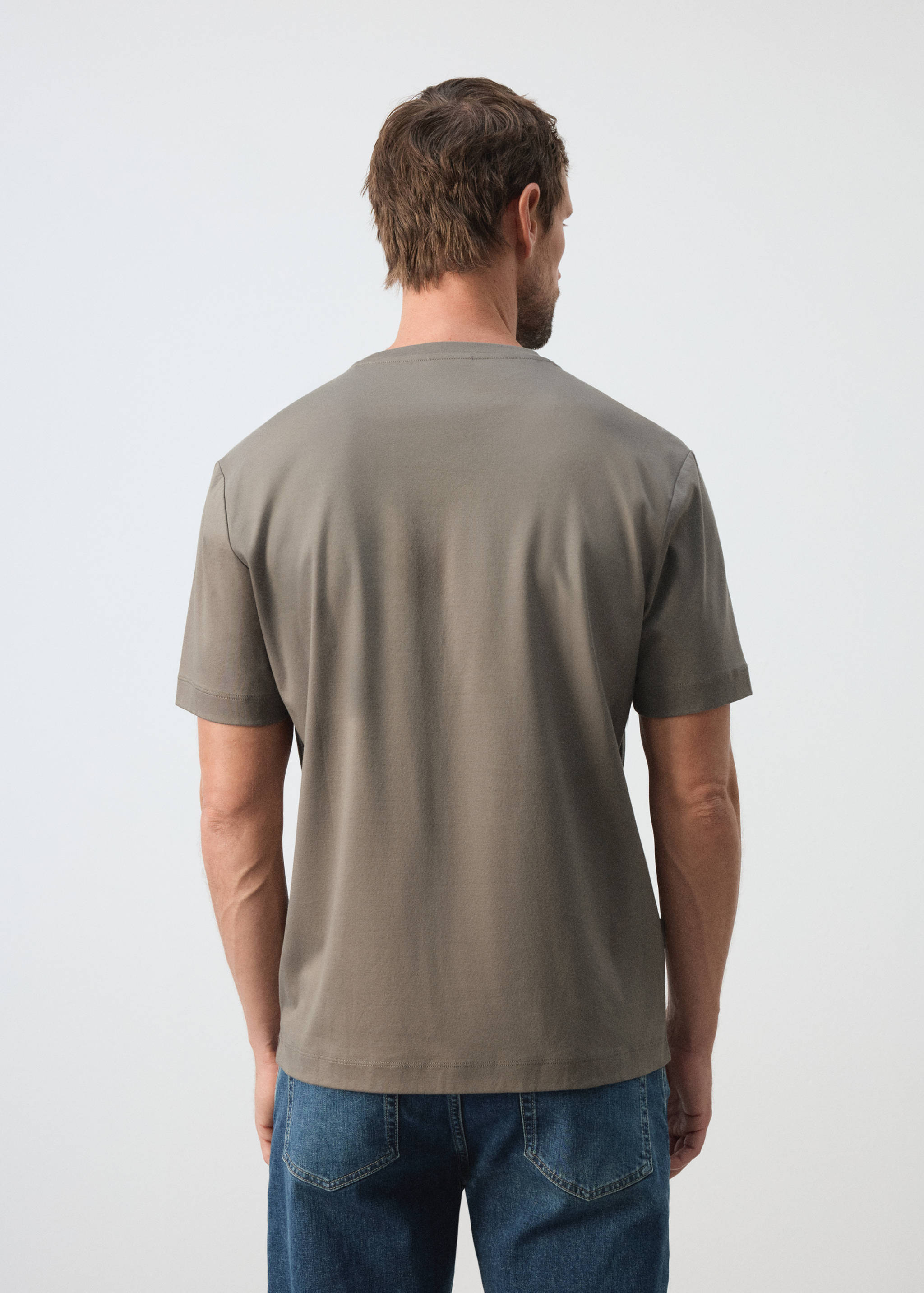 100% cotton T-shirt regular fit - Reverse of the article