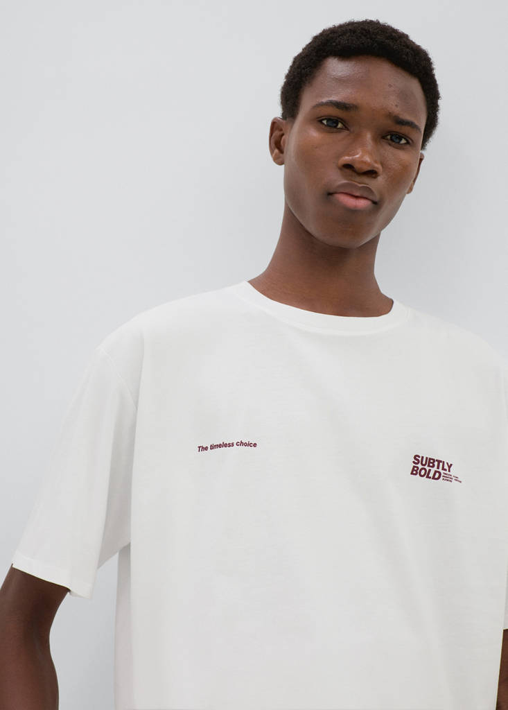 Cotton T-shirt with graphic print - thumbnail 5