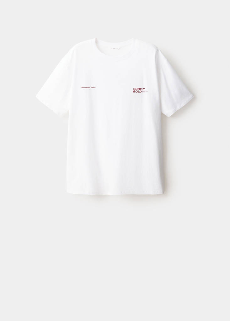 Cotton T-shirt with graphic print - thumbnail 4