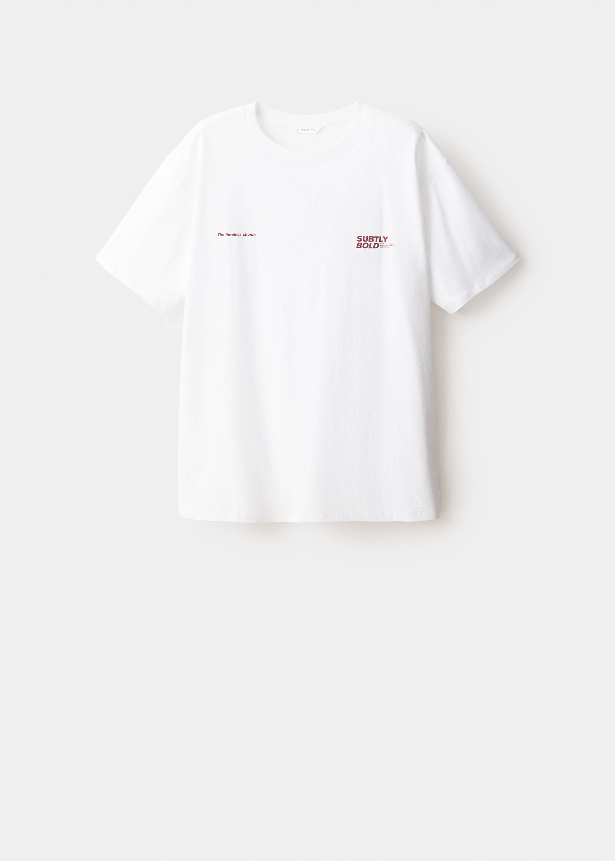 Cotton T-shirt with graphic print - Article without model, Off White. Ref: 37016011-00.