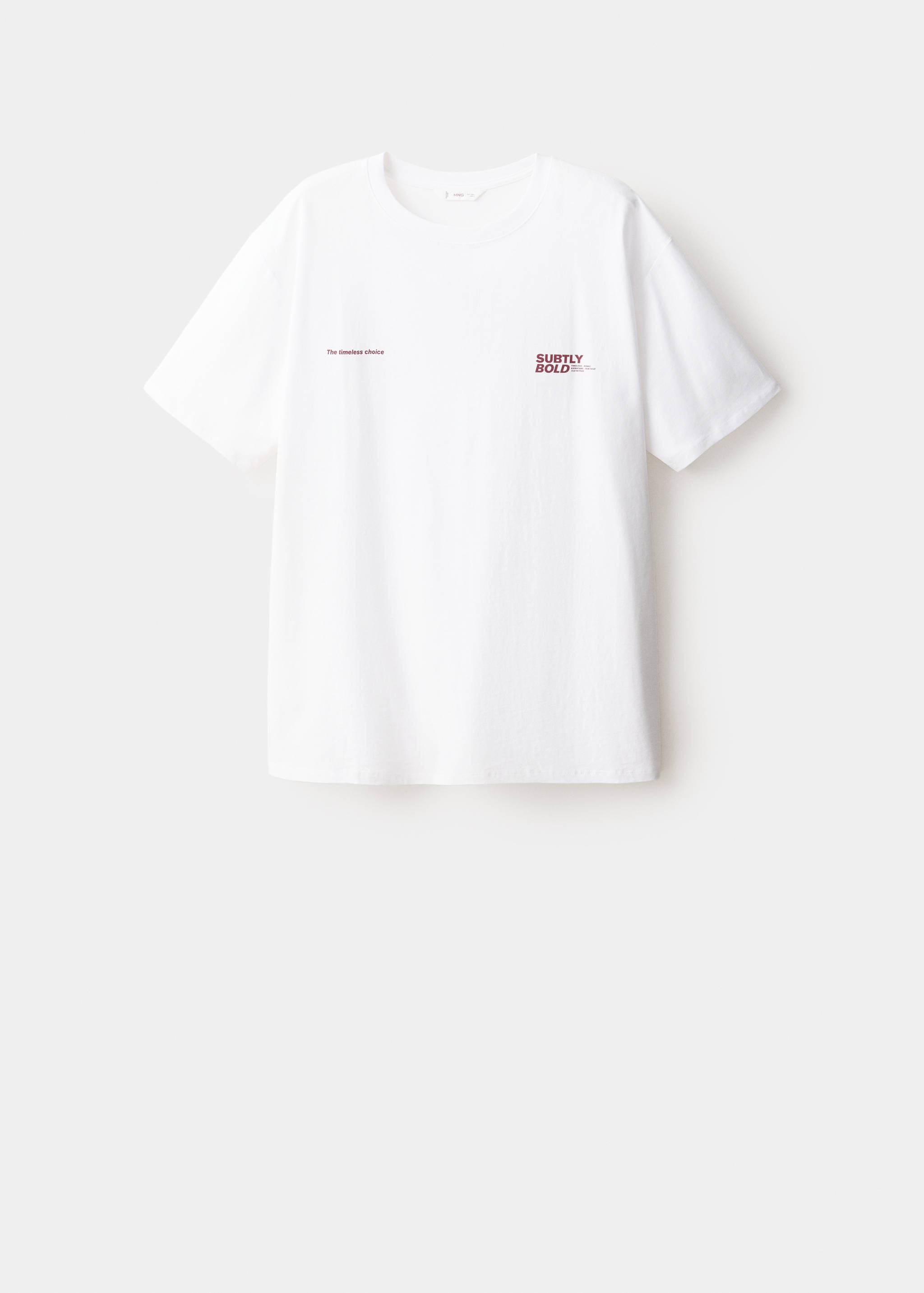 Cotton T-shirt with graphic print - Article without model