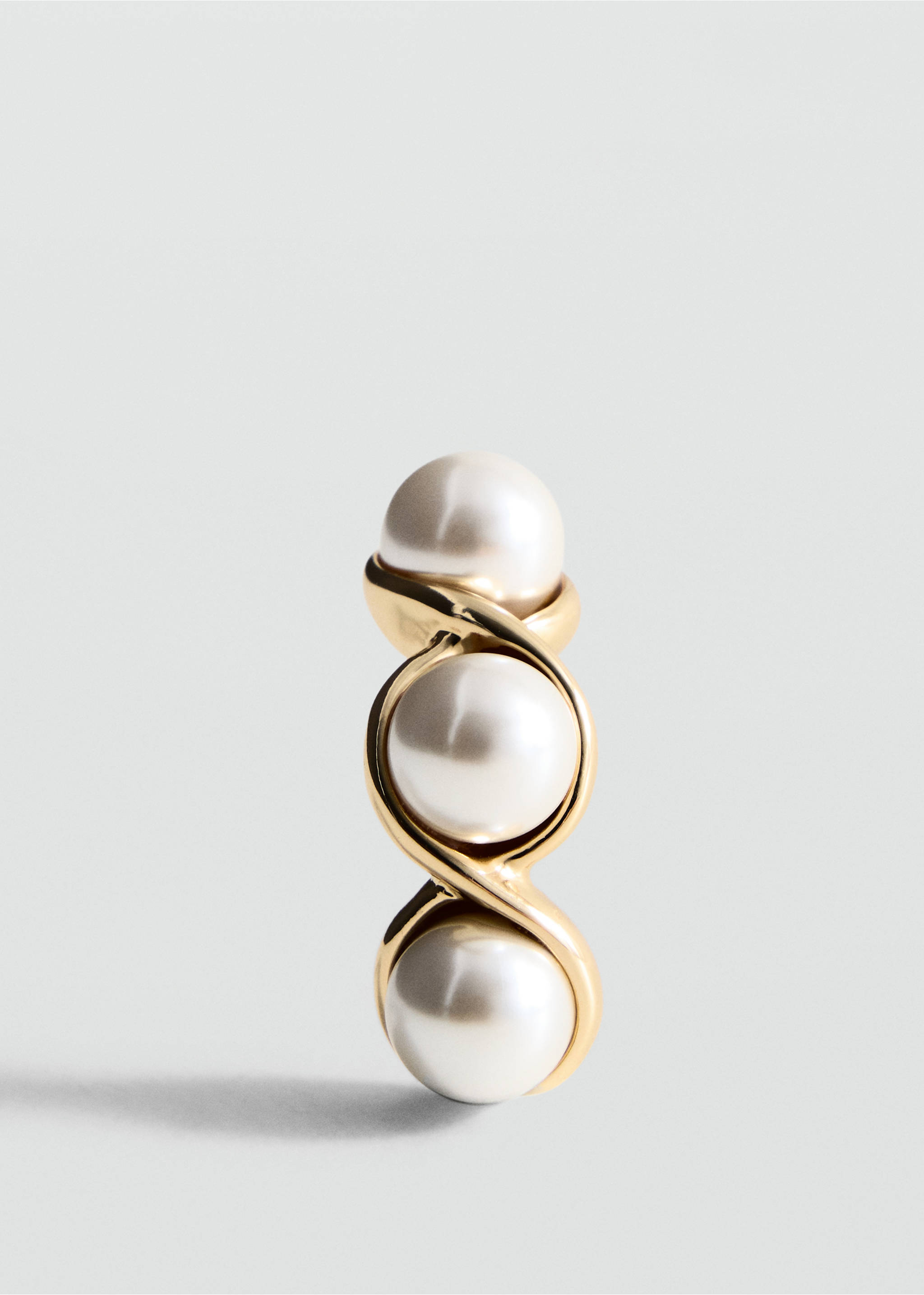 Earrings leros - Medium plane, Gold. Ref: 37016013-00.