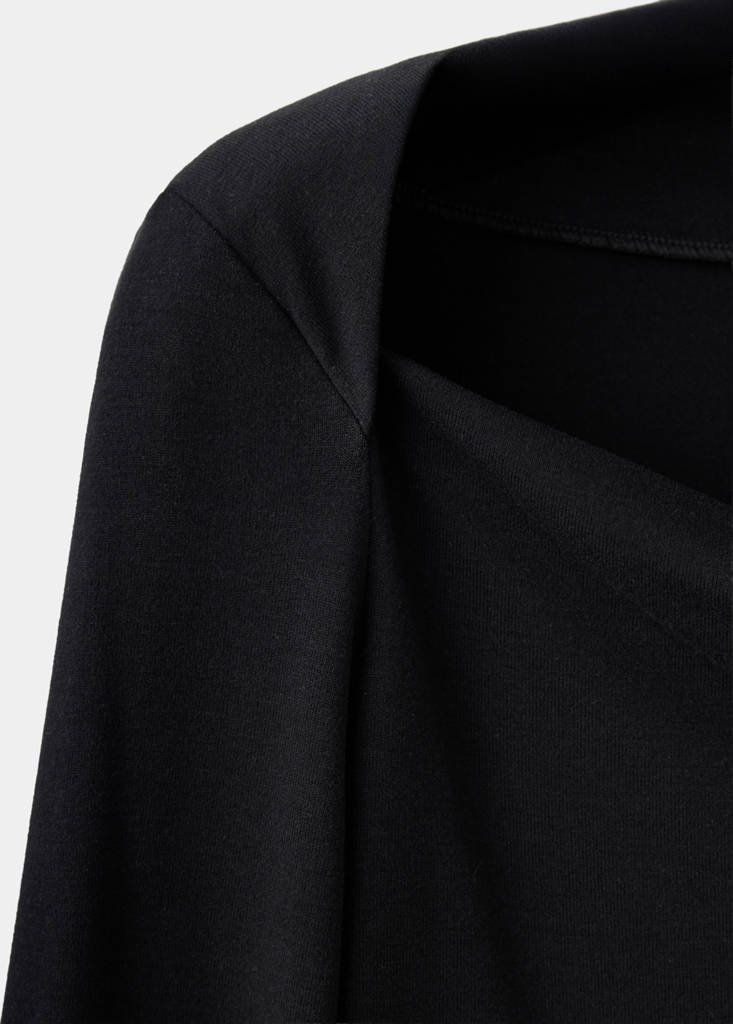 Boat-neck fitted t-shirt - thumbnail 5