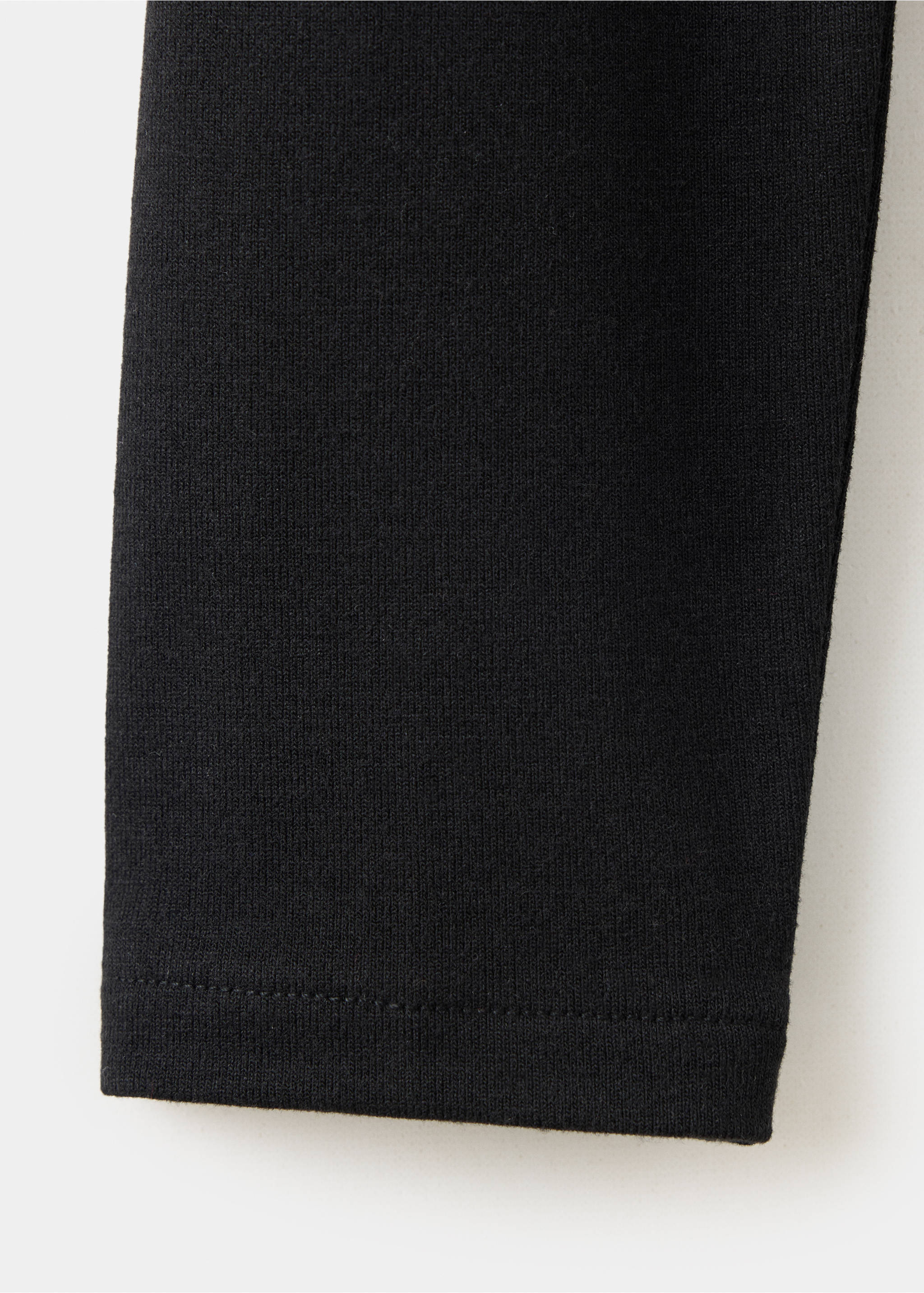 Boat-neck fitted t-shirt - Details of the article 0, Black. Ref: 37016016-00.