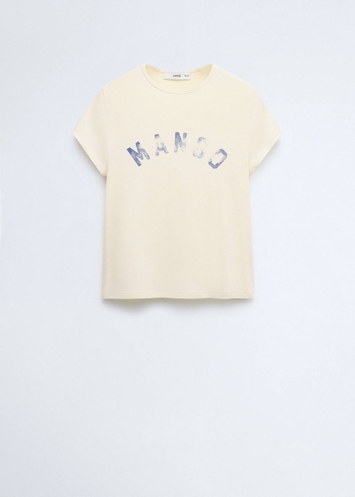 T-shirt with a distressed logo print — Off White