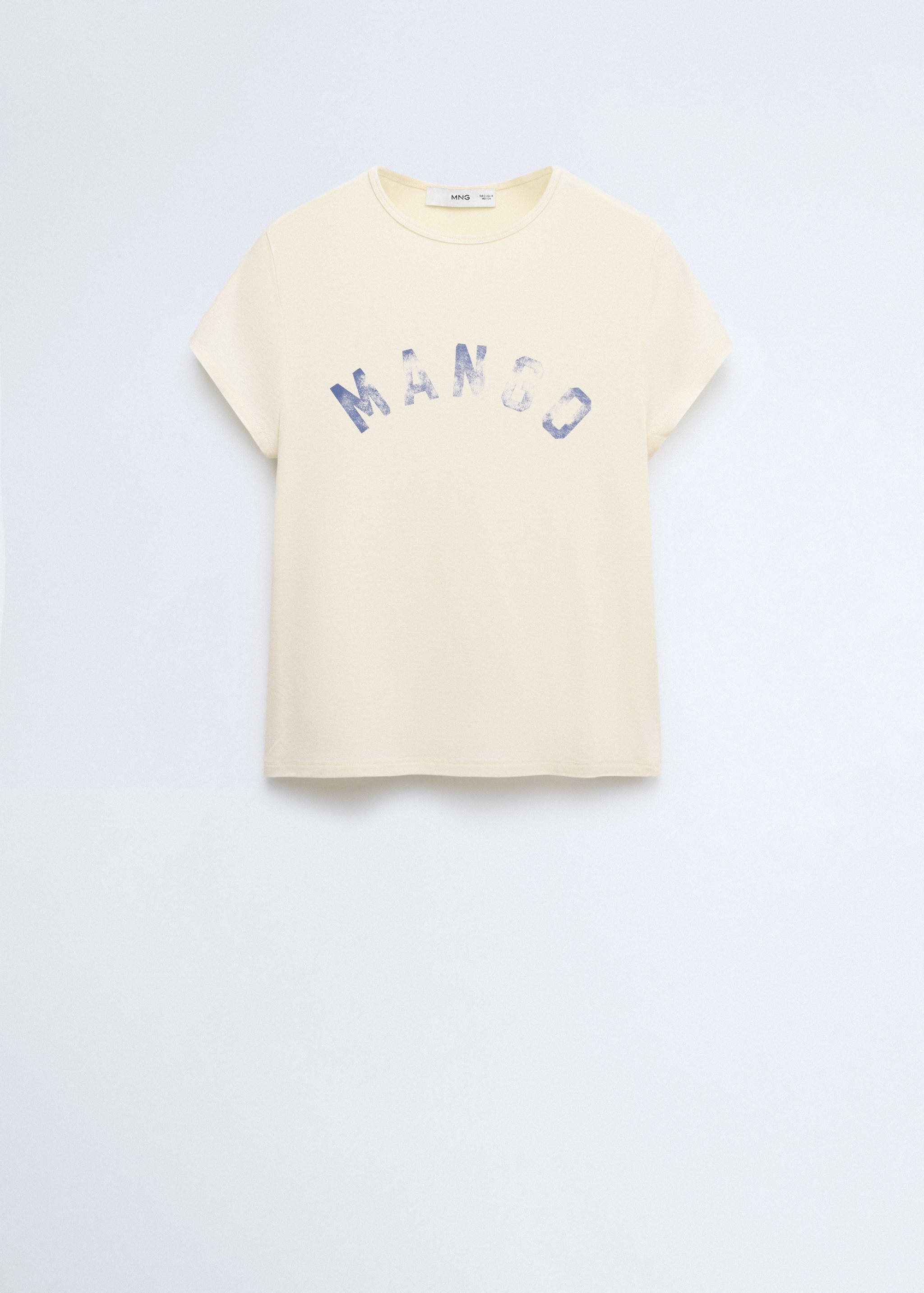 Camiseta estampada logo desgastado - Artículo sin modelo
