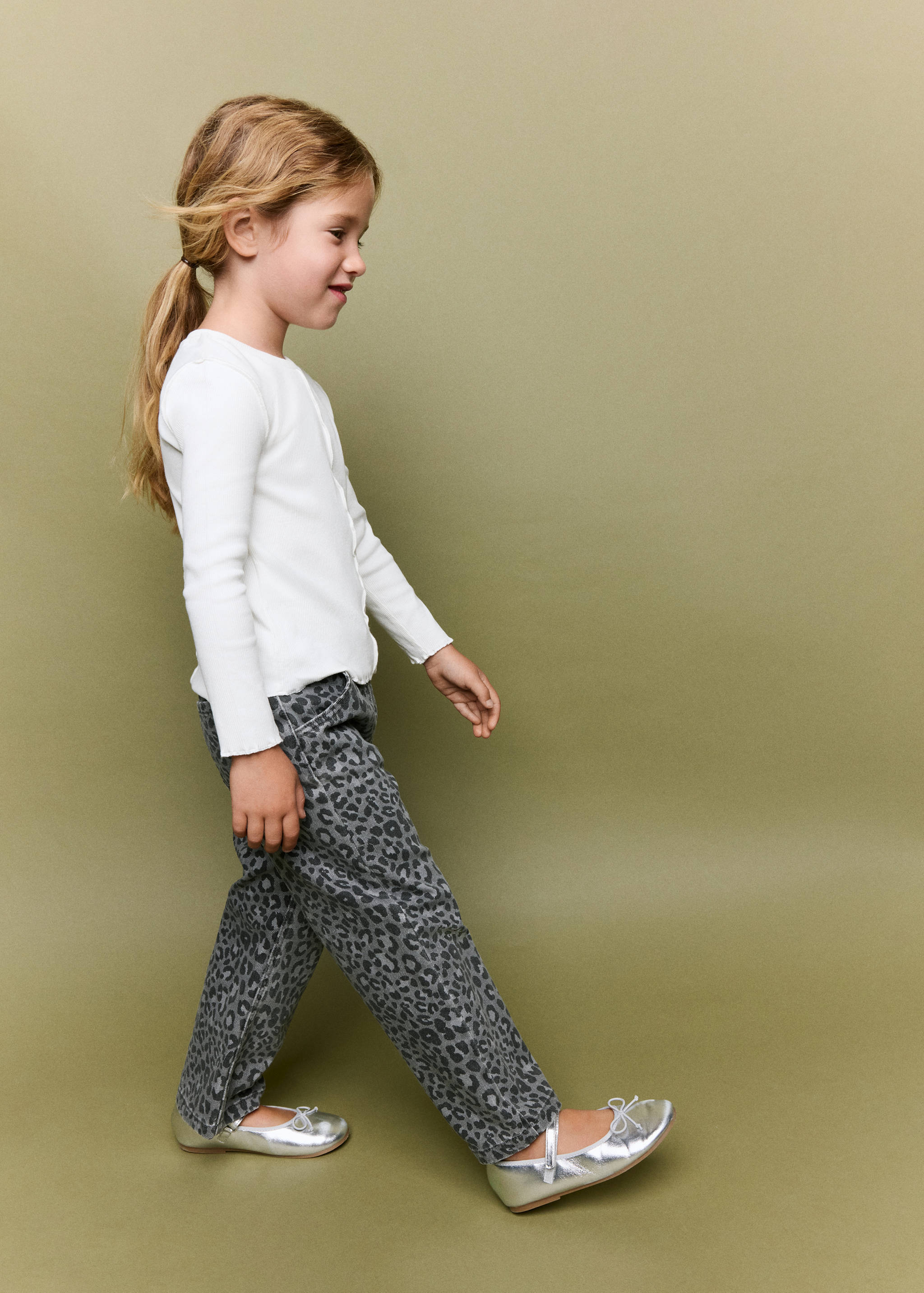 Animal print jeans - Medium plane