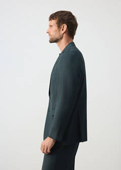 Turin suit jacket, 100% virgin wool, slim fit — Dark Green 5