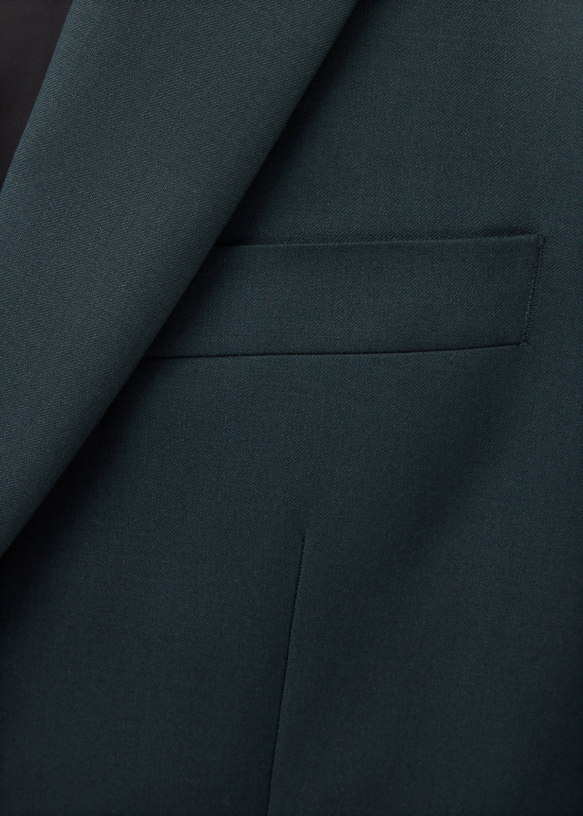 Turin suit jacket, 100% virgin wool, slim fit — Dark Green