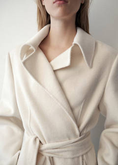 Woollen coat with belt — Off White 1