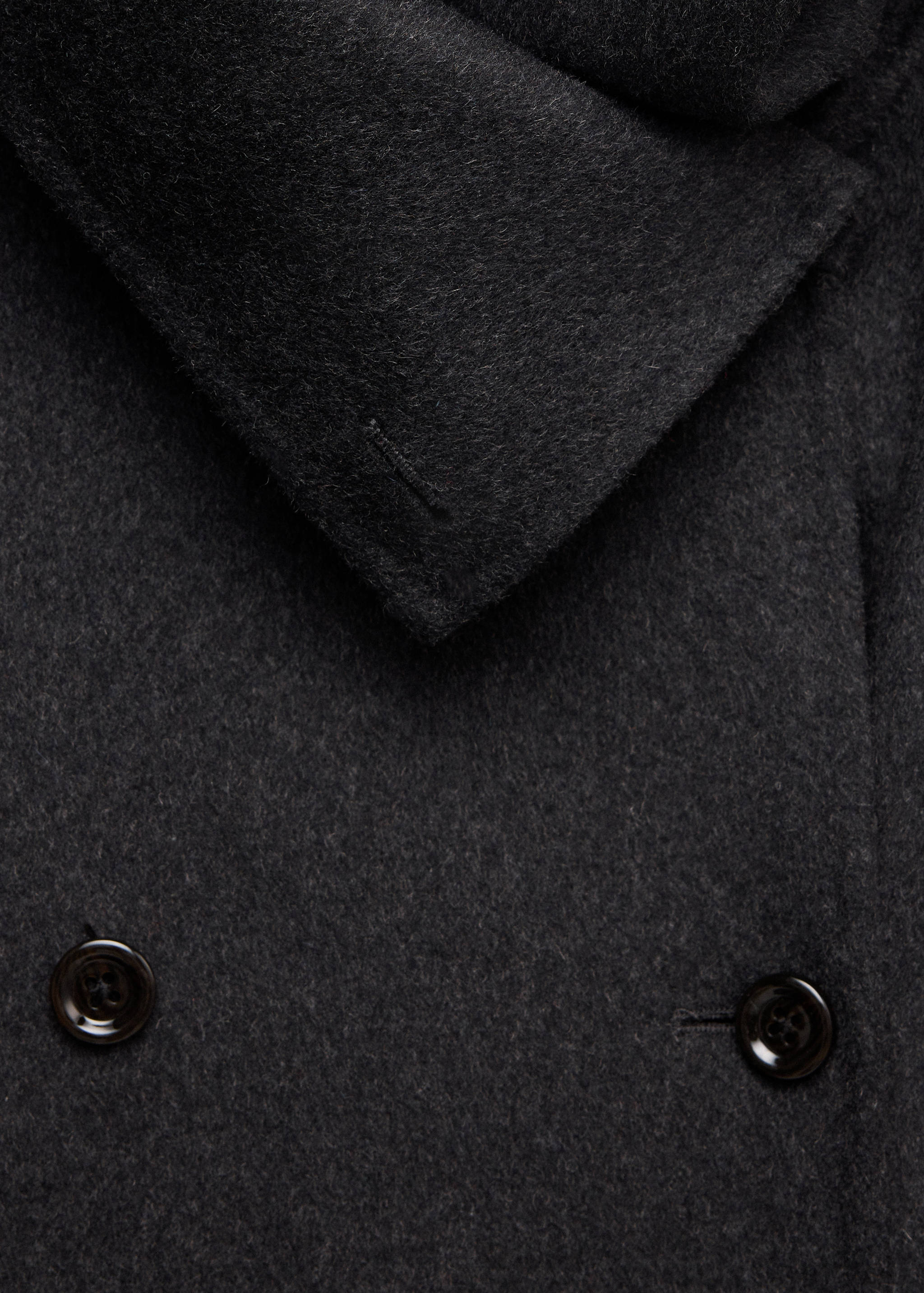 Manteau en laine avec écharpe amovible - Détail de l'article 8