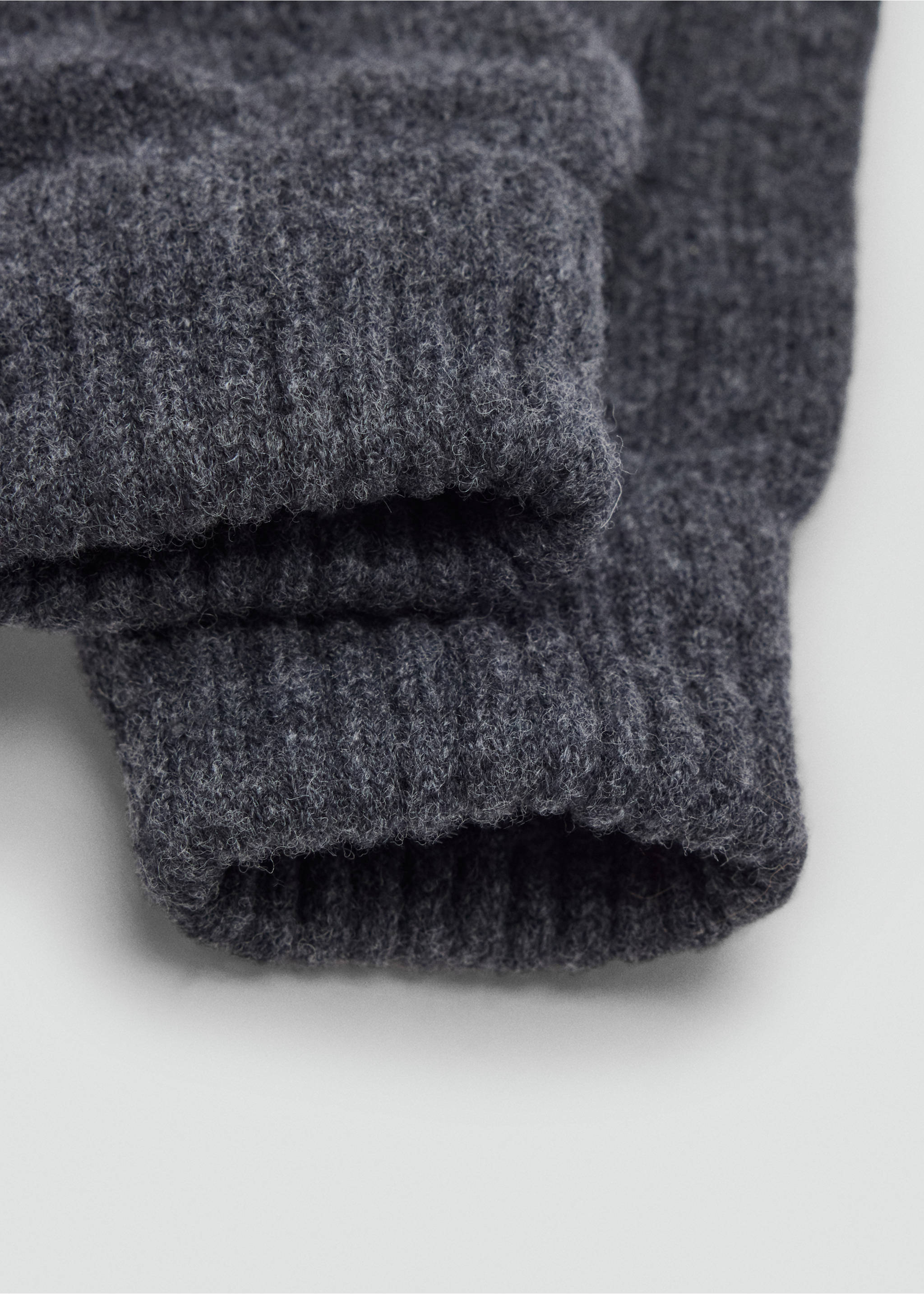 Guantes punto - Plano medio, Gris. Ref: 37016329-00.