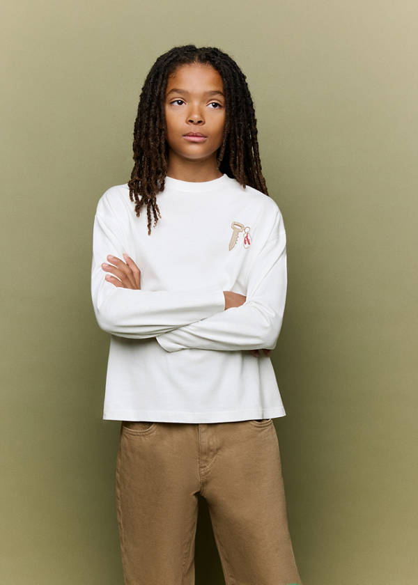 Printed oversize t-shirt — Off White