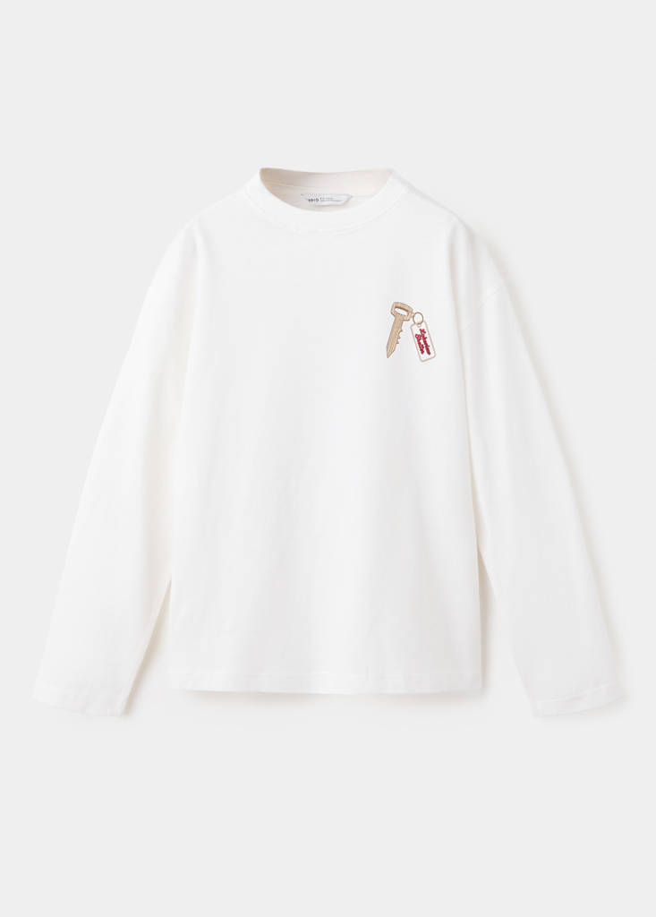 Printed oversize t-shirt — Off White