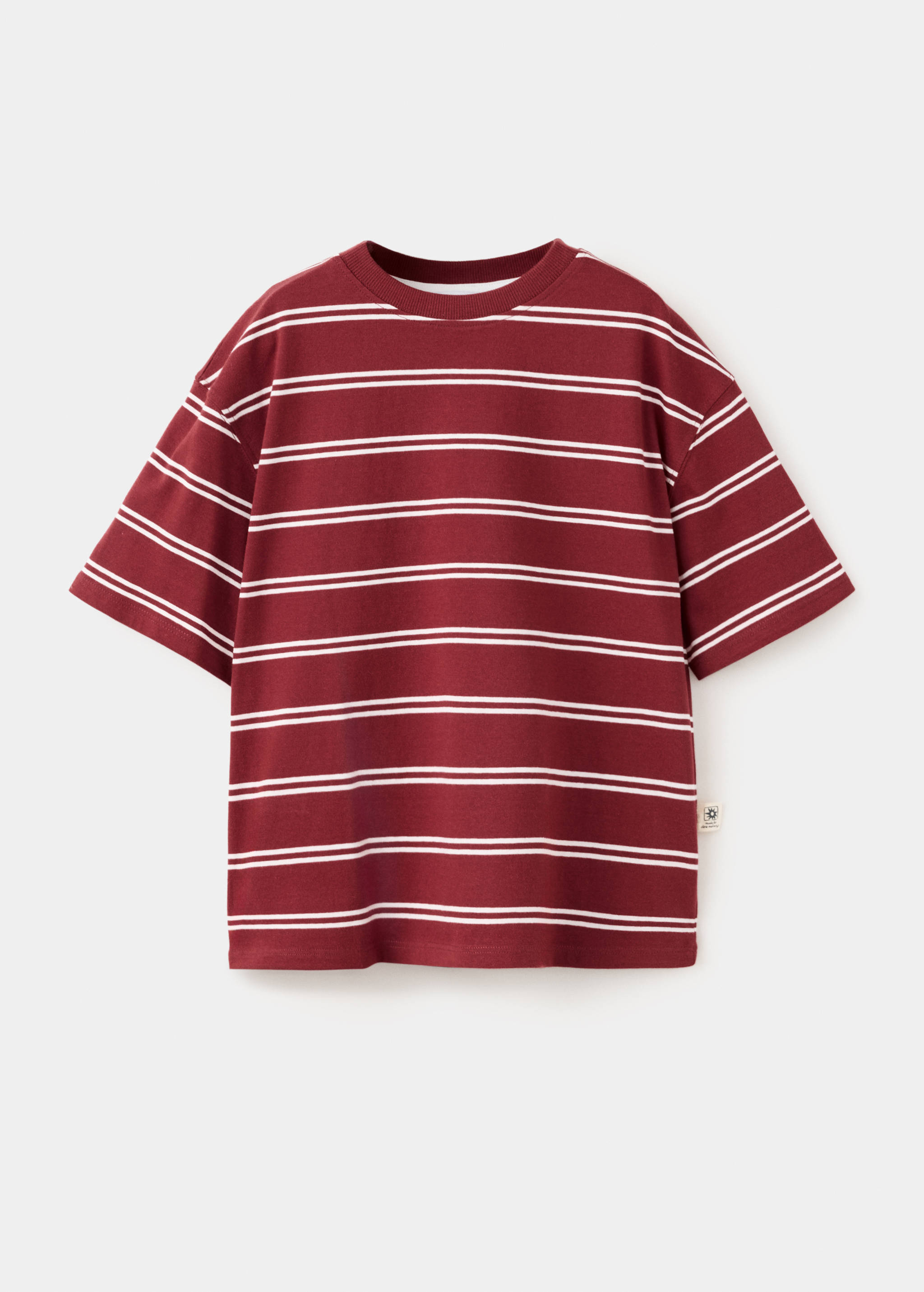 Gestreiftes Baumwoll-Shirt - Artikel ohne Model