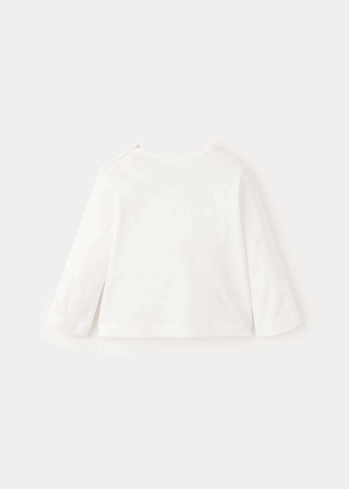 Printed cotton-blend t-shirt — Off White