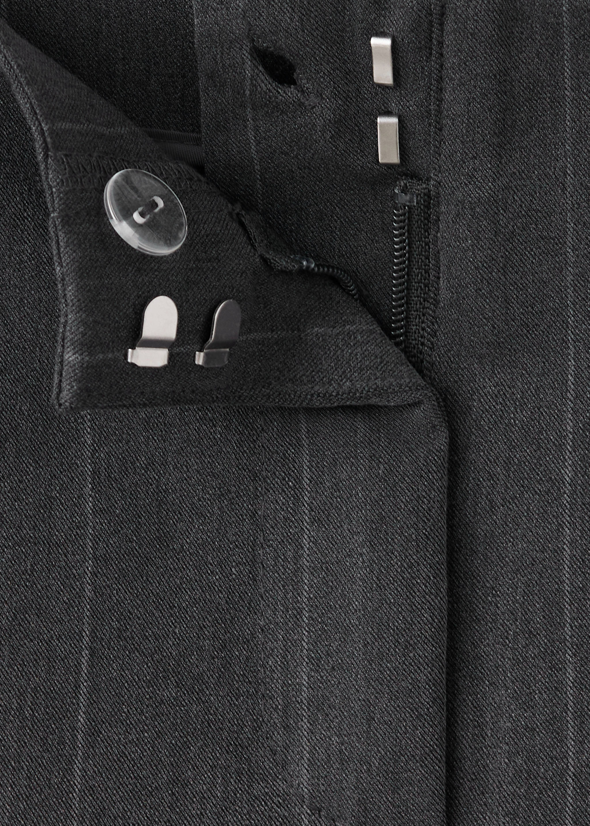 Pinstripe wide leg trousers - Details of the article 8