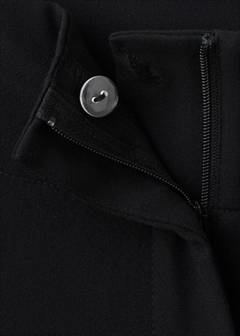 Belt straight-fit trousers — Black 6