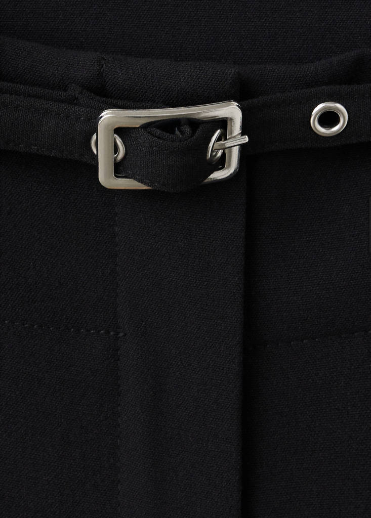 Belt straight-fit trousers - thumbnail 7