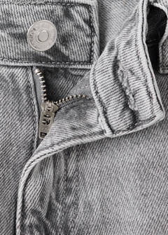 Straight-fit jeans with studs — Denim Grey 5