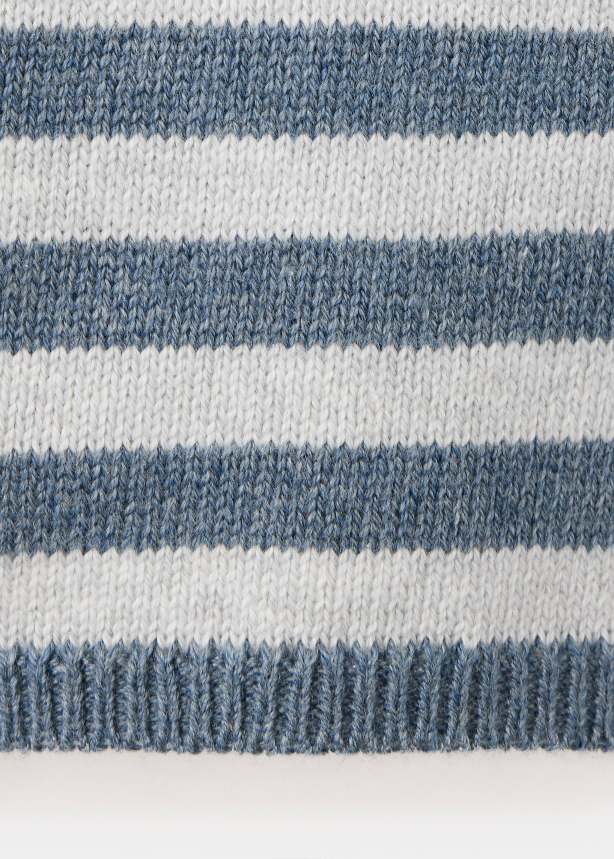 Jersey punto rayas cuello polo - Detalle del artículo 0