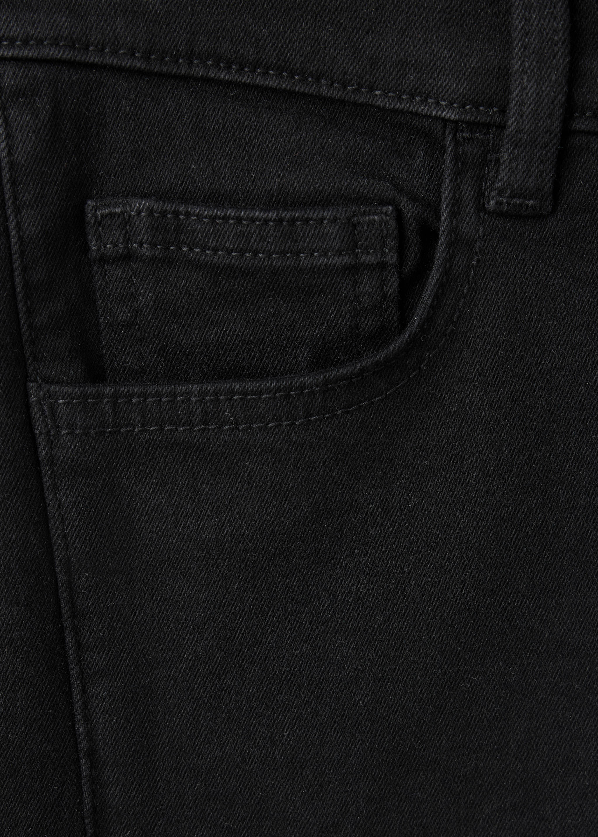 Black wash flare jeans - Details of the article 0