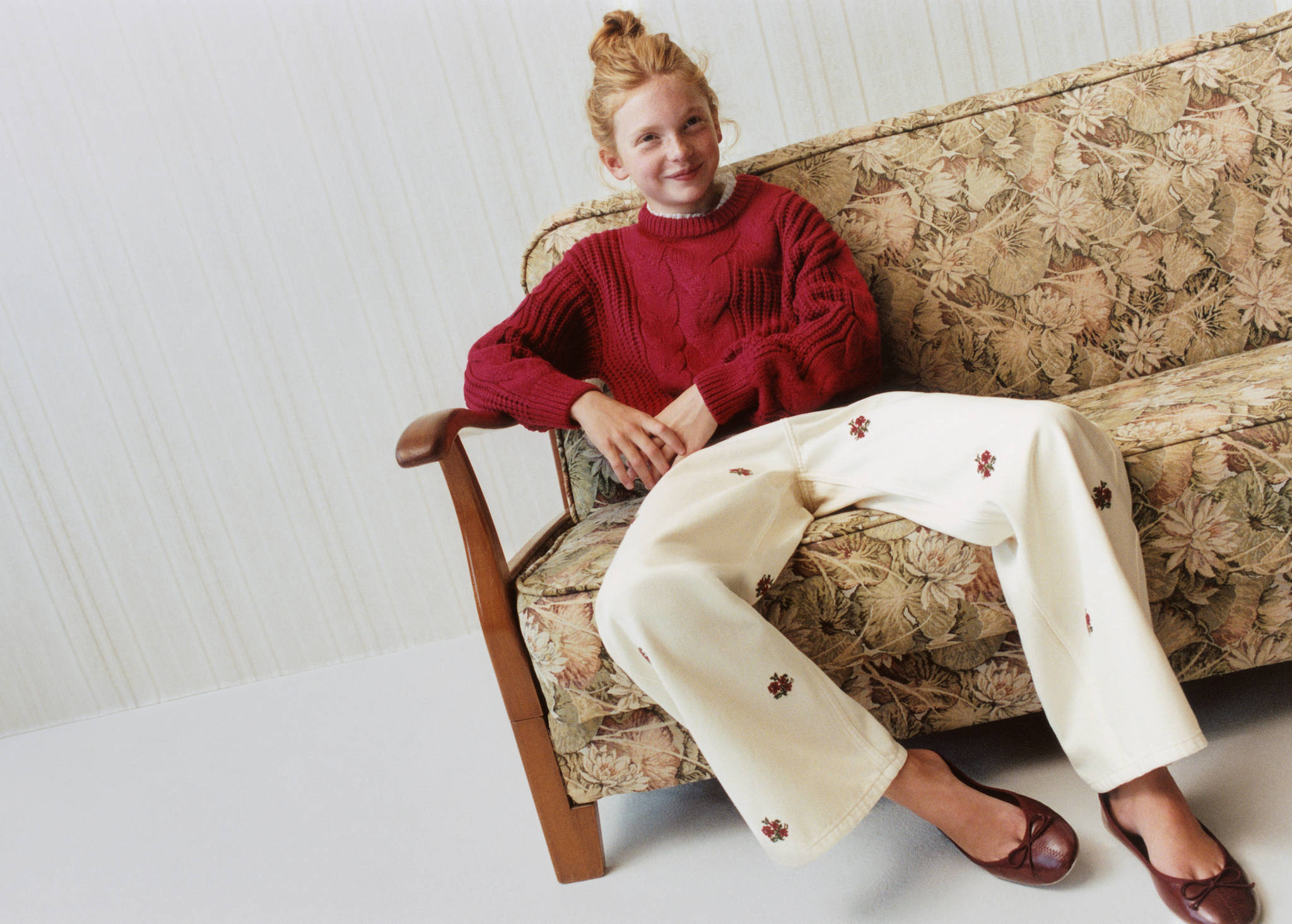 Braided knitted sweater - Panoramic plane