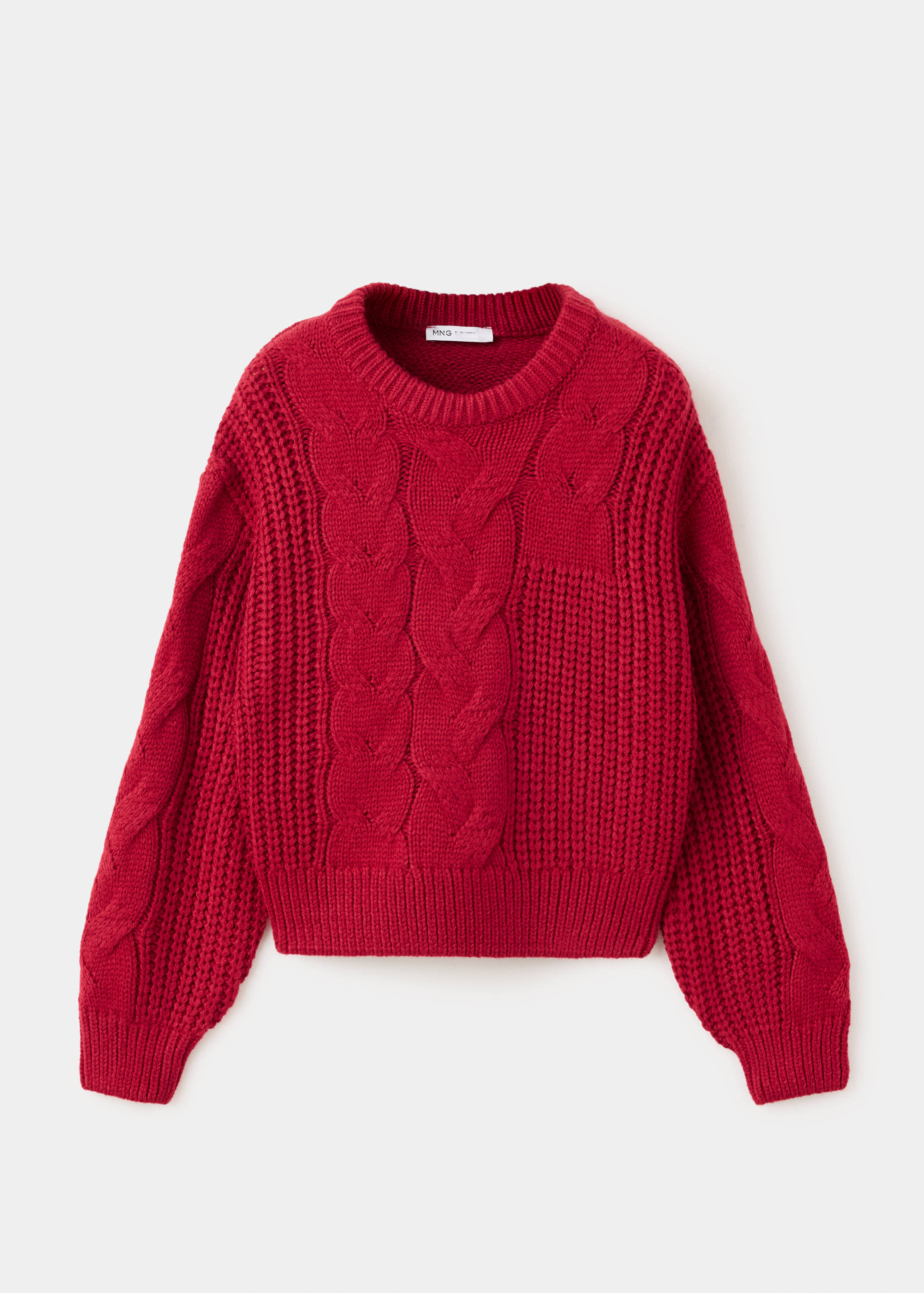 Braided knitted sweater - Article without model