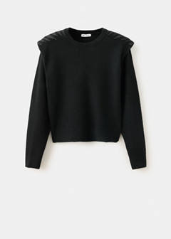 Jersey with rhinestone shoulder pads — Black 4